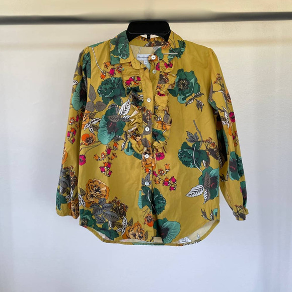 Christina Rohde Floral Girls Blouse - Picture 1 of 3